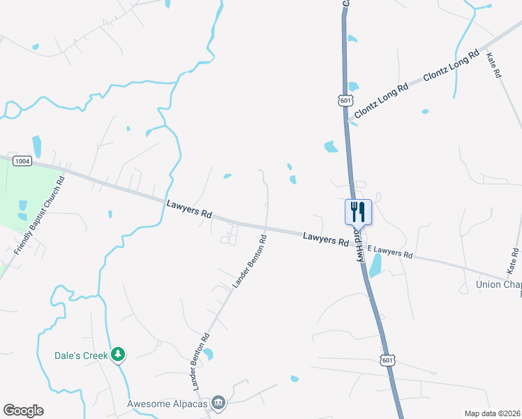 map of restaurants, bars, coffee shops, grocery stores, and more near 302 Lawyers Road in Monroe