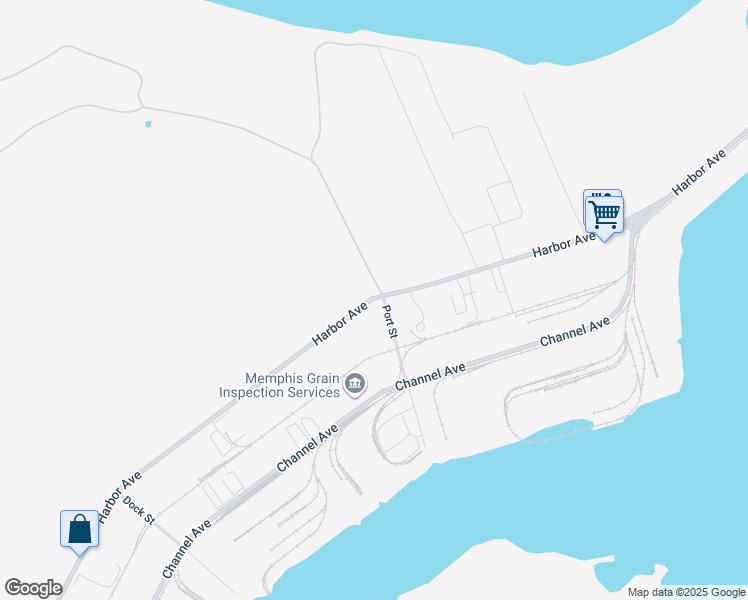 map of restaurants, bars, coffee shops, grocery stores, and more near in Memphis