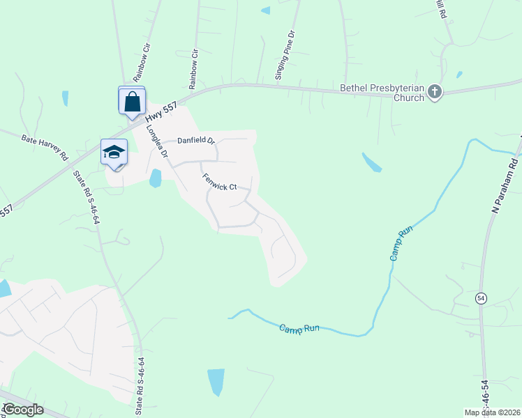 map of restaurants, bars, coffee shops, grocery stores, and more near 1913 Leesburg Drive in Clover