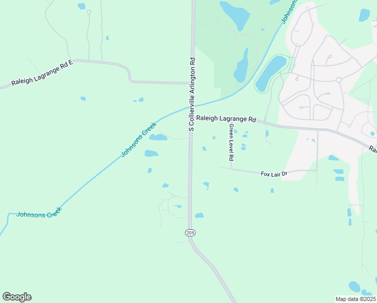 map of restaurants, bars, coffee shops, grocery stores, and more near 685 Collierville Arlington Road in Collierville