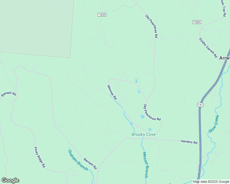 map of restaurants, bars, coffee shops, grocery stores, and more near 25 Messer Road in Murphy