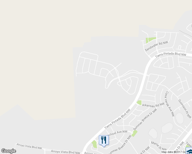 map of restaurants, bars, coffee shops, grocery stores, and more near 2100 Coyote Creek Trail in Albuquerque