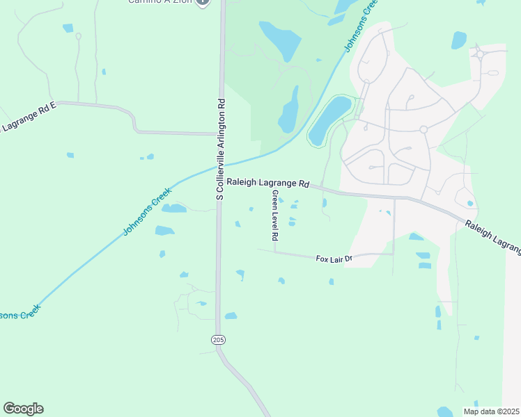 map of restaurants, bars, coffee shops, grocery stores, and more near 645 Green Level Rd in Collierville