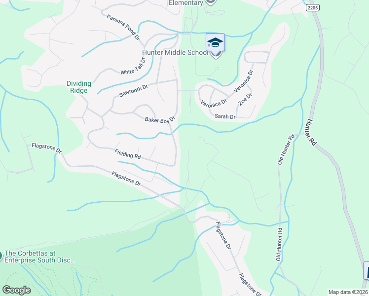map of restaurants, bars, coffee shops, grocery stores, and more near 10522 Fielding Road in Ooltewah