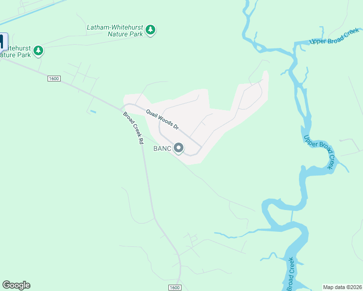 map of restaurants, bars, coffee shops, grocery stores, and more near 118 Finch Lane in New Bern