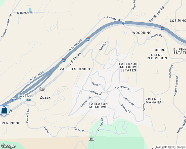 map of restaurants, bars, coffee shops, grocery stores, and more near 88 Lagarto Road in Tijeras