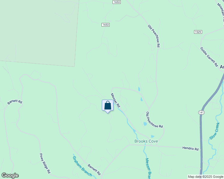 map of restaurants, bars, coffee shops, grocery stores, and more near 886 Messer Road in Murphy