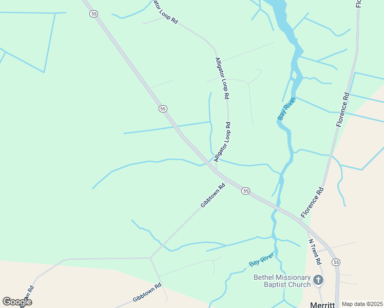 map of restaurants, bars, coffee shops, grocery stores, and more near 18882 North Carolina 55 in Merritt