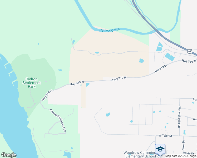 map of restaurants, bars, coffee shops, grocery stores, and more near 6298 Highway 319 West in Conway