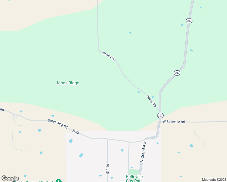 map of restaurants, bars, coffee shops, grocery stores, and more near 10355 Rodeo Road in Belleville