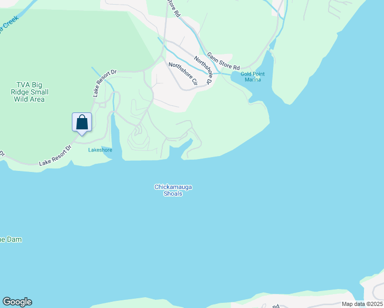 map of restaurants, bars, coffee shops, grocery stores, and more near 4336 Lakeshore Lane in Chattanooga