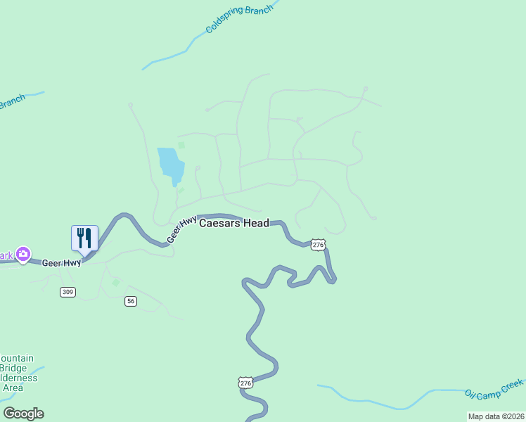 map of restaurants, bars, coffee shops, grocery stores, and more near 17 Woodbine Drive in Cleveland