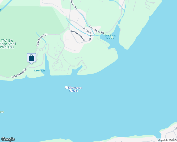 map of restaurants, bars, coffee shops, grocery stores, and more near 4294 Lakeshore Lane in Chattanooga