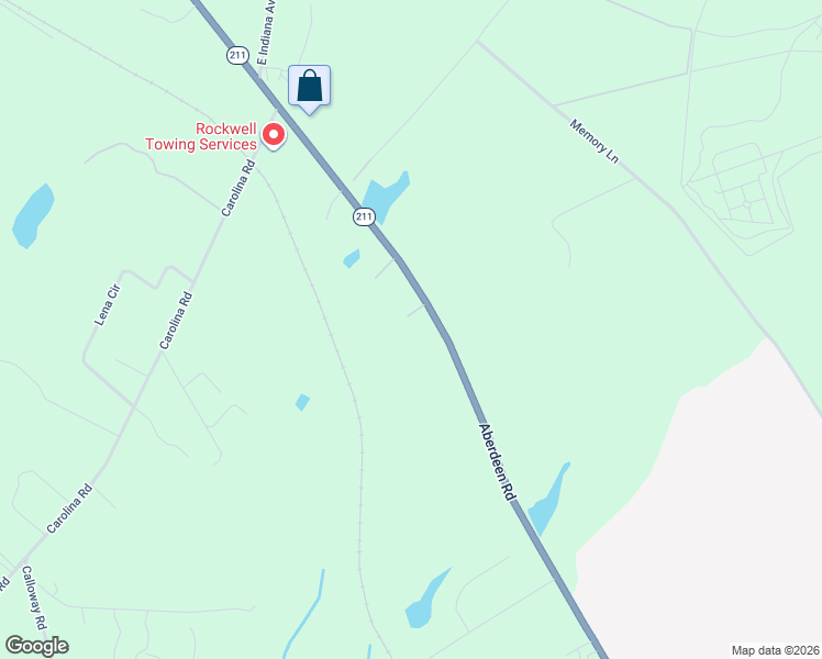 map of restaurants, bars, coffee shops, grocery stores, and more near 11891 Aberdeen Road in Aberdeen