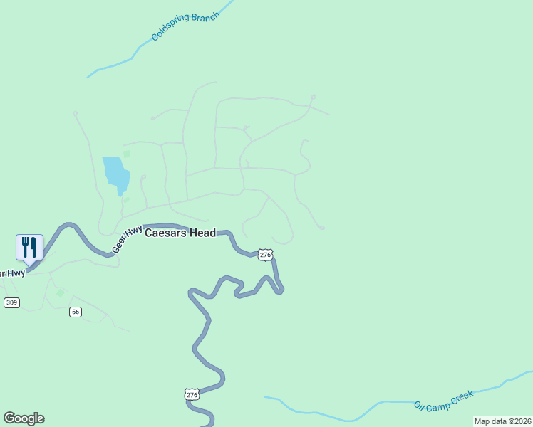 map of restaurants, bars, coffee shops, grocery stores, and more near 111 Columbine Way in Cleveland