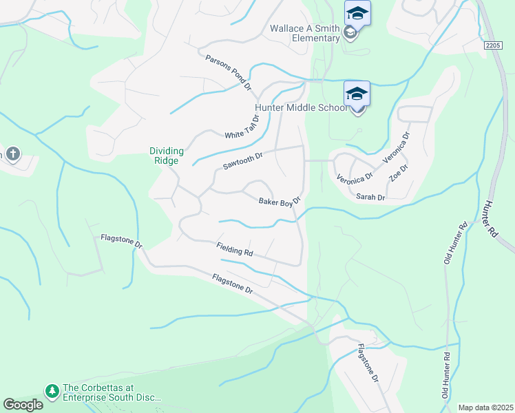 map of restaurants, bars, coffee shops, grocery stores, and more near 9954 Baker Boy Drive in Ooltewah