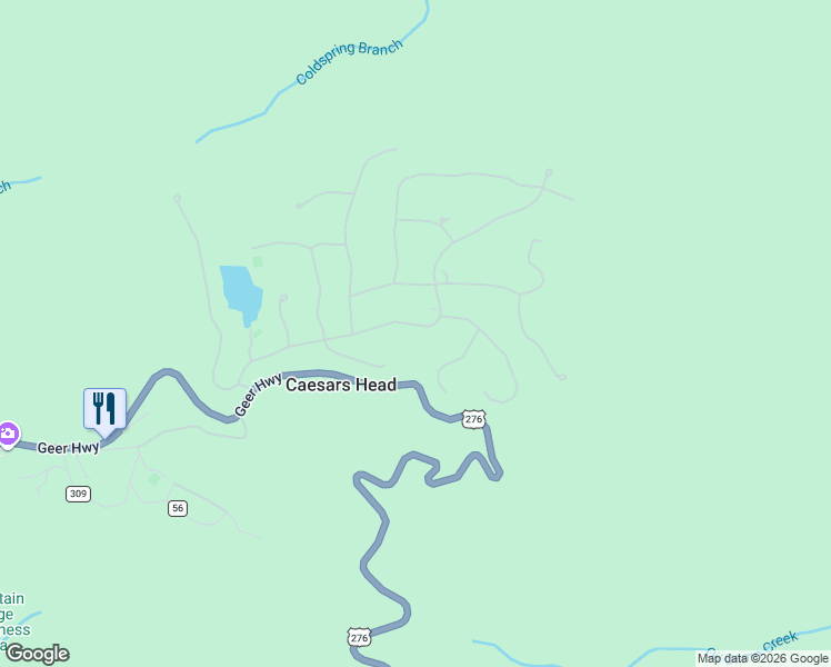 map of restaurants, bars, coffee shops, grocery stores, and more near 17 Woodbine Drive in Cleveland