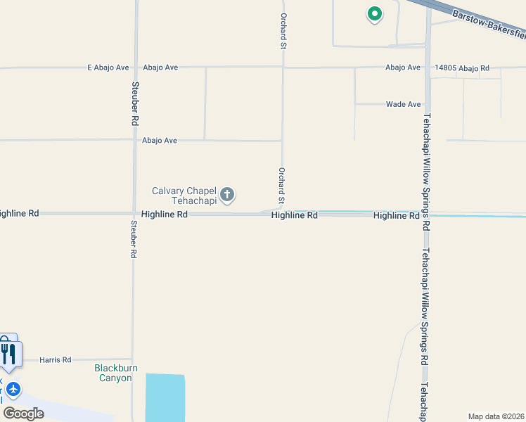 map of restaurants, bars, coffee shops, grocery stores, and more near in Tehachapi