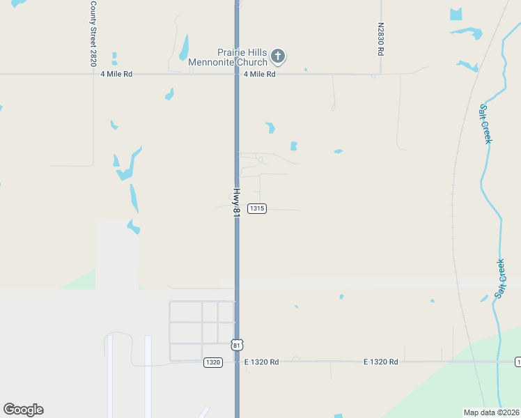 map of restaurants, bars, coffee shops, grocery stores, and more near 1944 County Road 1315 in Chickasha