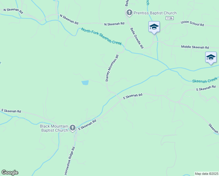 map of restaurants, bars, coffee shops, grocery stores, and more near 564 Stamey Mountain Road in Franklin