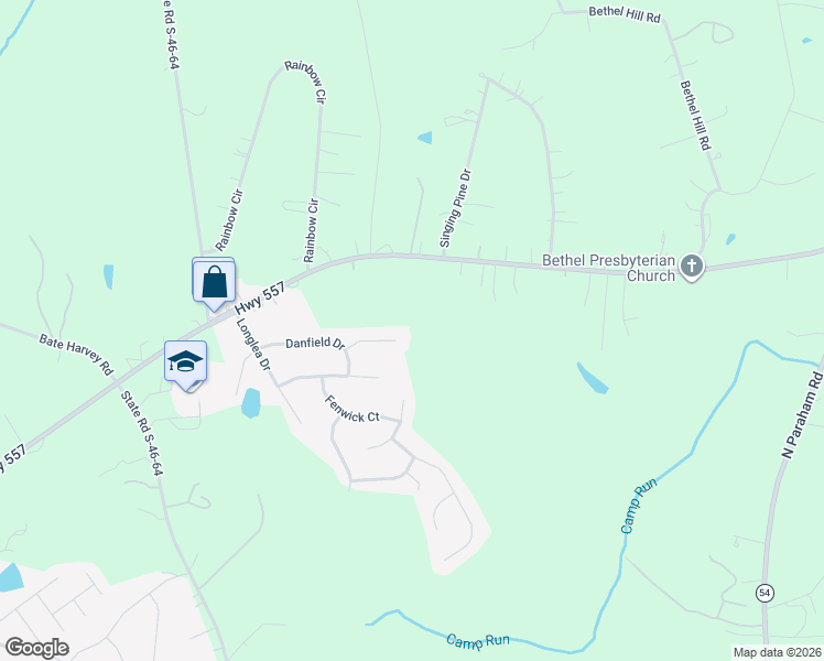 map of restaurants, bars, coffee shops, grocery stores, and more near 735 Langley Court in Clover