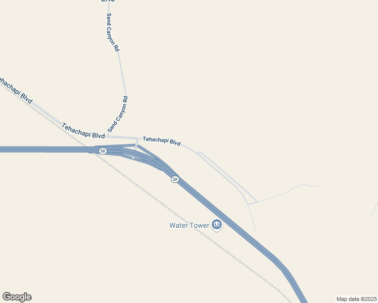 map of restaurants, bars, coffee shops, grocery stores, and more near 2 Tehachapi Boulevard in Tehachapi