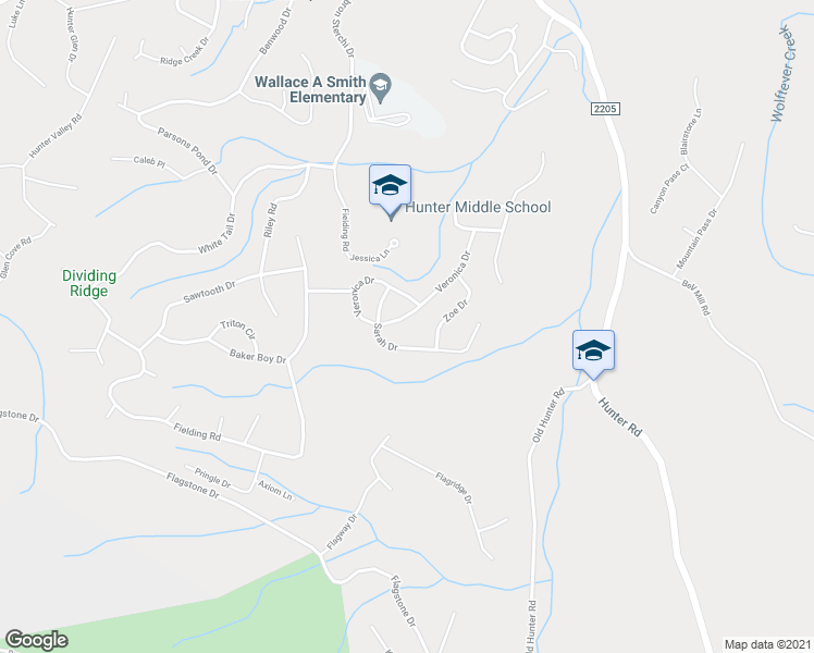 map of restaurants, bars, coffee shops, grocery stores, and more near 6357 Veronica Drive in Ooltewah