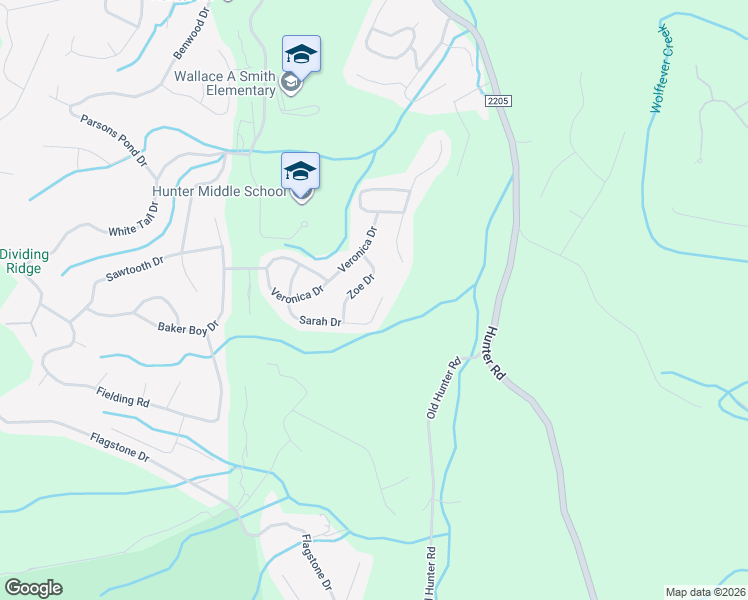 map of restaurants, bars, coffee shops, grocery stores, and more near 5569 Sarah Drive in Ooltewah