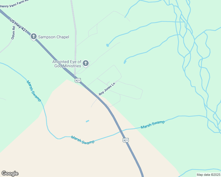 map of restaurants, bars, coffee shops, grocery stores, and more near 111 Roy Jones Ln in Clinton