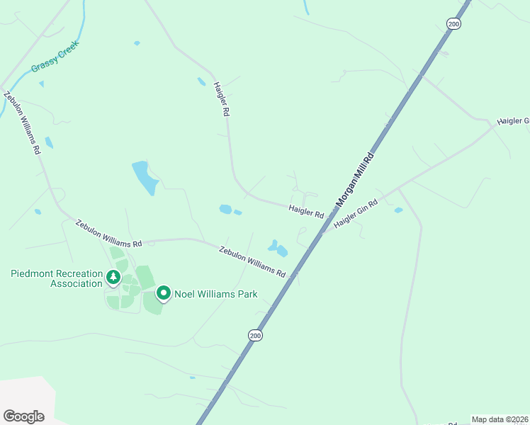 map of restaurants, bars, coffee shops, grocery stores, and more near 3614 Haigler Road in Monroe