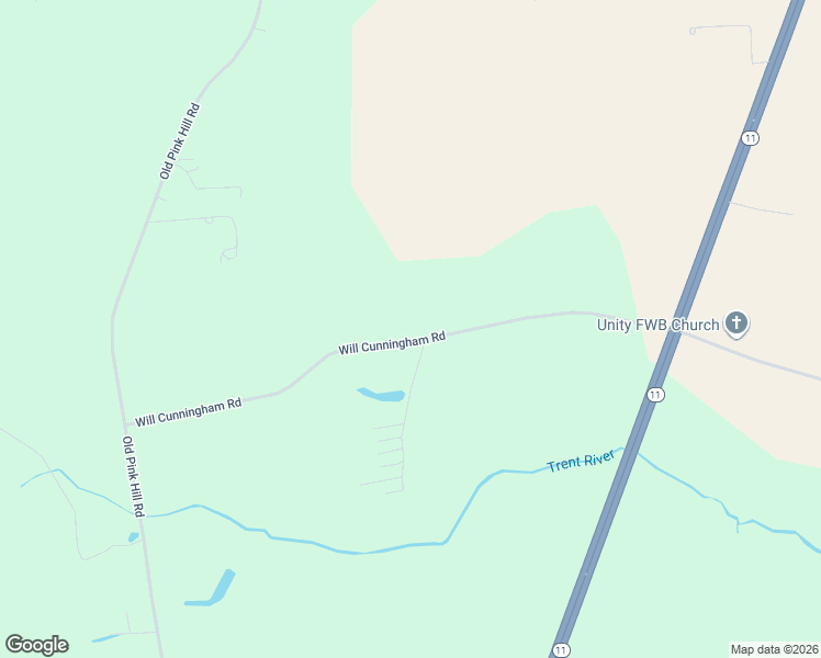 map of restaurants, bars, coffee shops, grocery stores, and more near 2646 Will Cunningham Road in Deep Run