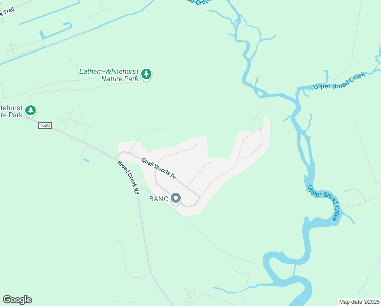 map of restaurants, bars, coffee shops, grocery stores, and more near 112 Covey Court in New Bern