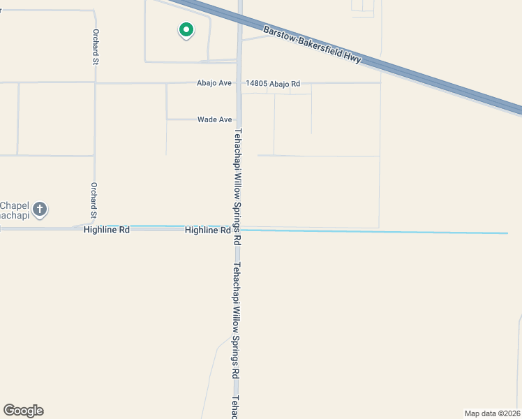 map of restaurants, bars, coffee shops, grocery stores, and more near 20028 Tehachapi Willow Springs Road in Tehachapi