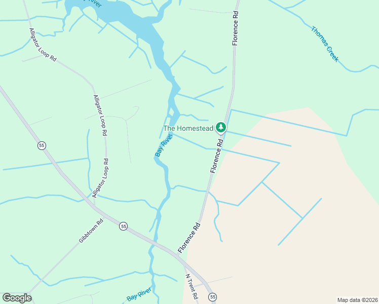 map of restaurants, bars, coffee shops, grocery stores, and more near 507 Florence Road in Merritt