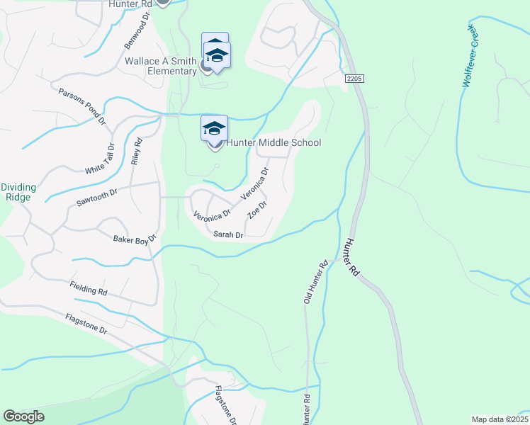 map of restaurants, bars, coffee shops, grocery stores, and more near 8118 Zoe Drive in Ooltewah