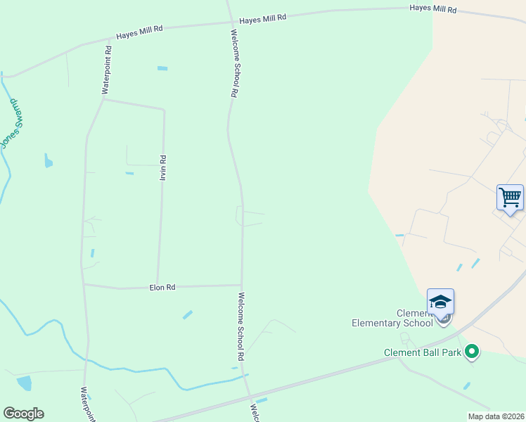 map of restaurants, bars, coffee shops, grocery stores, and more near 3040 Welcome School Road in Autryville