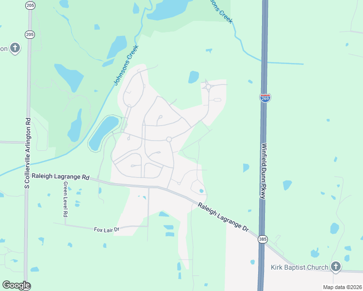 map of restaurants, bars, coffee shops, grocery stores, and more near 536 Rocky Joe Drive in Collierville