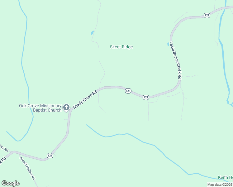 map of restaurants, bars, coffee shops, grocery stores, and more near 423 Shady Grove Road in Flintville