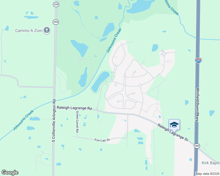 map of restaurants, bars, coffee shops, grocery stores, and more near 514 Justana Drive in Collierville
