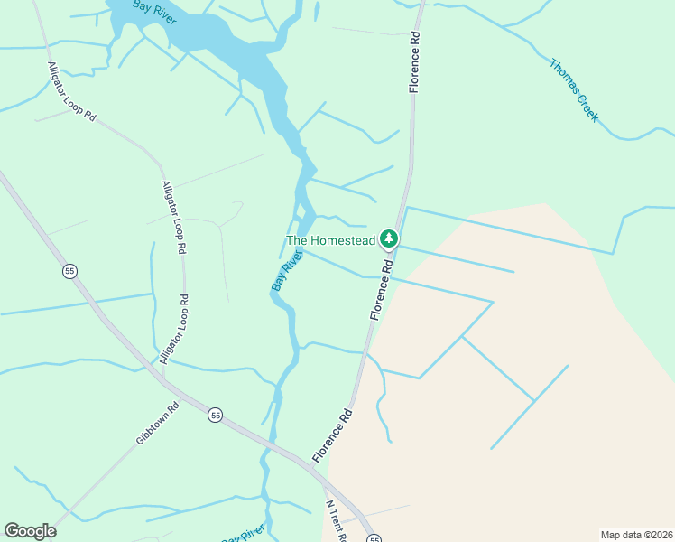 map of restaurants, bars, coffee shops, grocery stores, and more near 507 Florence Road in Merritt