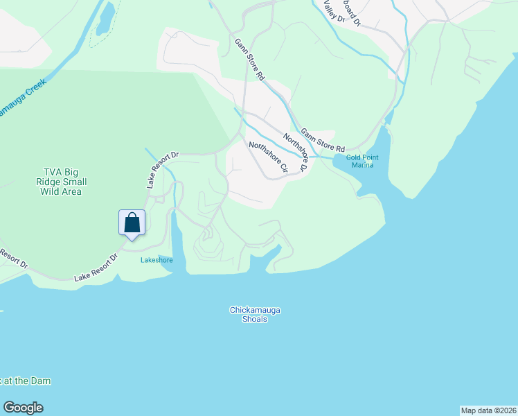 map of restaurants, bars, coffee shops, grocery stores, and more near 5711 Queen-Aire Lane in Chattanooga