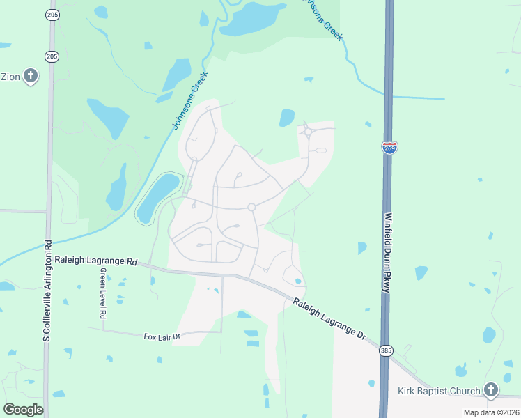 map of restaurants, bars, coffee shops, grocery stores, and more near 12577 Bravo Road in Collierville