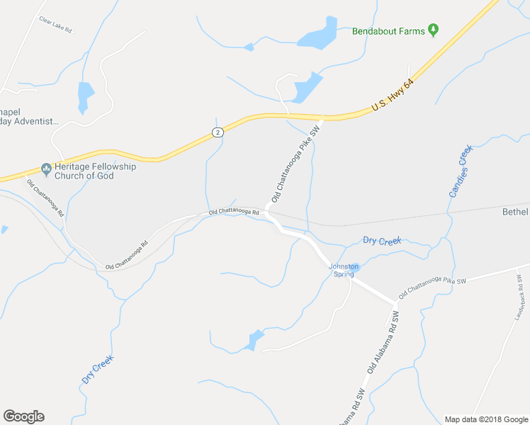 map of restaurants, bars, coffee shops, grocery stores, and more near 1705 Old Chattanooga Road in McDonald