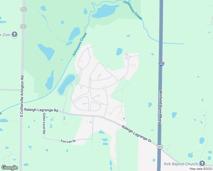map of restaurants, bars, coffee shops, grocery stores, and more near 12588 Bravo Road in Collierville