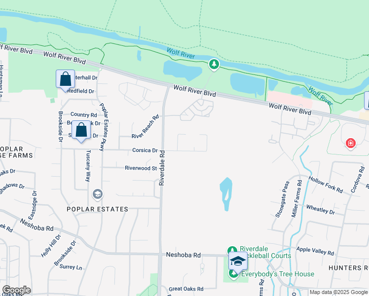 map of restaurants, bars, coffee shops, grocery stores, and more near 7250 Corsica Drive in Germantown