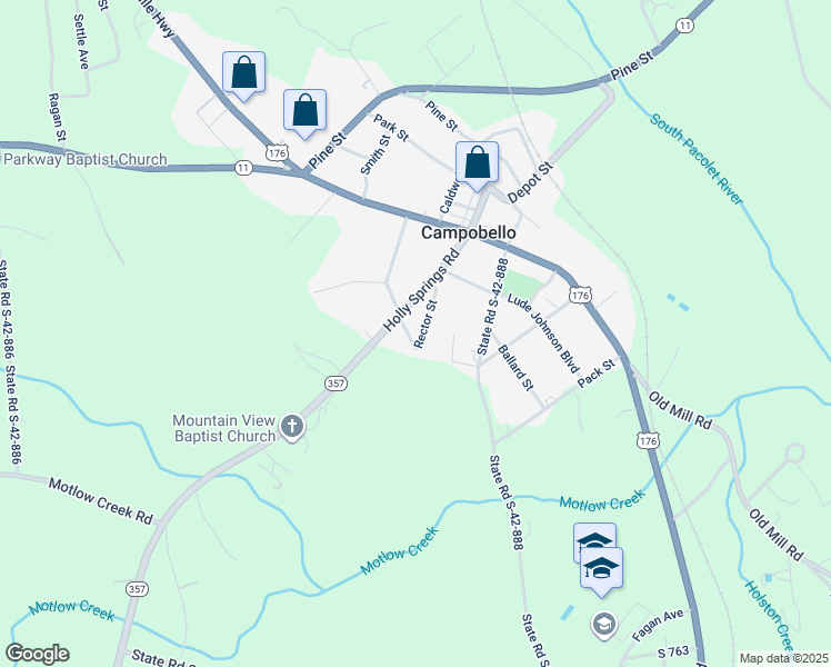 160 Rector Street, Campobello SC Walk Score