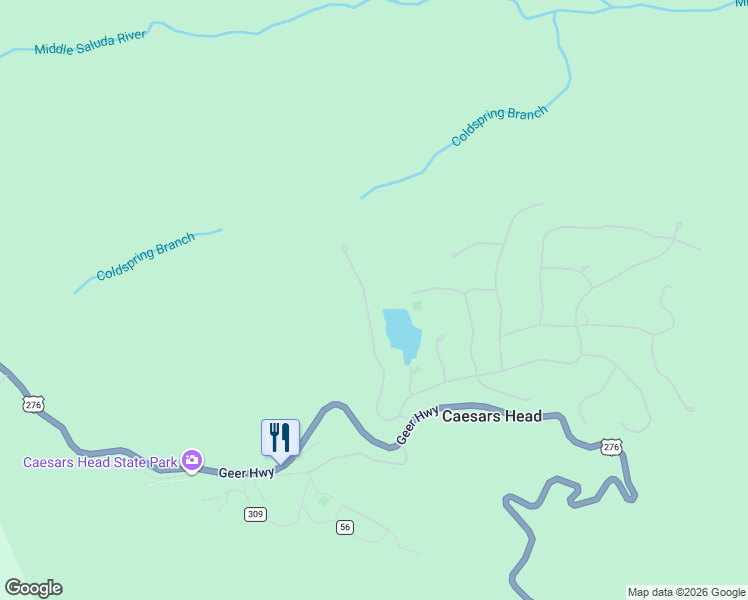 map of restaurants, bars, coffee shops, grocery stores, and more near 13 Cliff Ridge Drive in Cleveland
