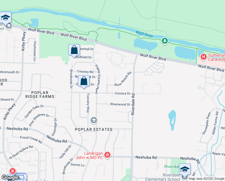 map of restaurants, bars, coffee shops, grocery stores, and more near 7080 Corsica Drive in Germantown