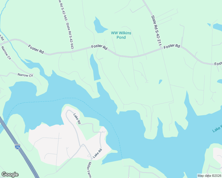 map of restaurants, bars, coffee shops, grocery stores, and more near 274 Sunward Path in Inman