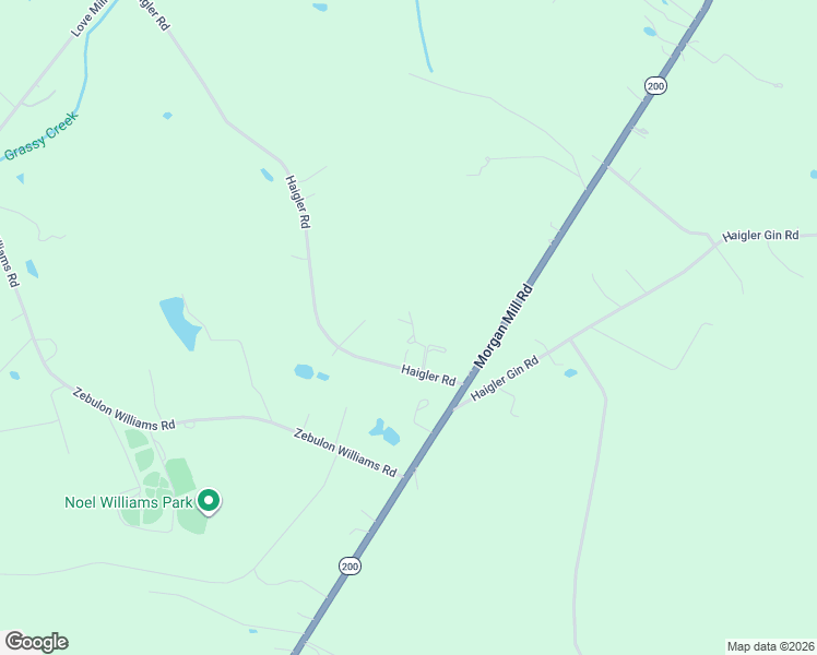 map of restaurants, bars, coffee shops, grocery stores, and more near 3709 Haigler Road in Monroe